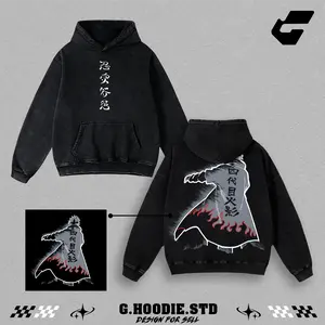 Minato Namikaze "Fourth Hokage" Father Naruto Anime Printed Hoodie Washed Unisex Streetwear Naruto Merch Gift For Naruto Fan Minato Fan