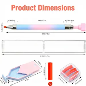 Diamond Painting Pen with Tray, 3 Replacement Refills, New Kawaii Nail Art & Diamond Art Accessories