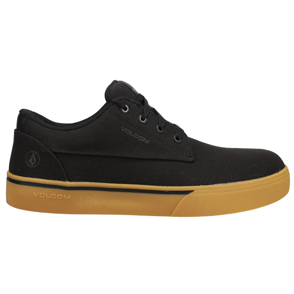 Volcom Workwear Mens True Slip Resistant Composite Toe  Work Safety Shoes Casual - Black