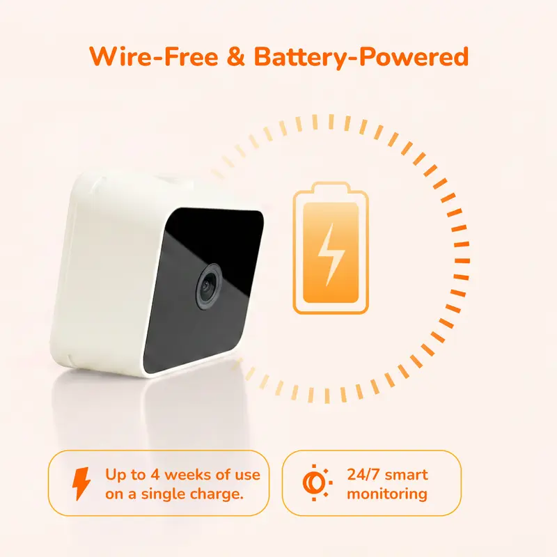 SensForge Wireless Window Security Camera Digital - Battery-Powered WiFi Device with Window Mount, 3x Digital App Live View, 2.4GHz/5GHz WiFi, Motion & Human Detect, Color Night Vision, English Powerline Support, MicroSD Slot (No SD Card Included) SensForge Wireless Window Security Camera Digital - Battery-Powered WiFi Device with Window Mount, 3x Digital App Live View, 2.4GHz/5GHz WiFi, Motion & Human Detect, Color Night Vision, English Powerline Support, MicroSD Slot (No SD Card Included)