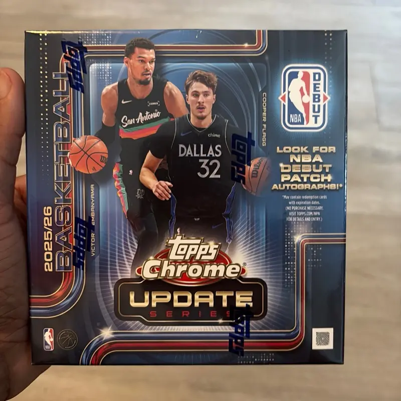 Topps Chrome Update Series Basketball 2025-26 Mega Box