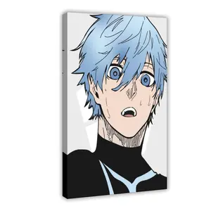 Anime Blue Lock Seishiro Nagi IV Canvas Poster Wall Art for Home Bedroom Office Dorm Room Decor