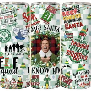 Elf 20oz Tumbler - Perfect for Your Favorite Drinks - Bottle, Drinkware cup