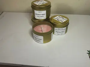 Wick-LY Co. Soy Candles - Don't Touch Me, Mix Mystery, Finally Asleep - 4 oz, Eco-Friendly Soy Wax, 3 Unique Scents, Relaxing Atmosphere, Decor Ornaments