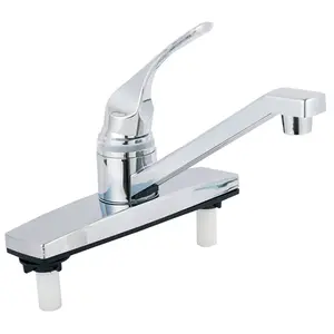 Home Plus One Handle Chrome Kitchen Faucet