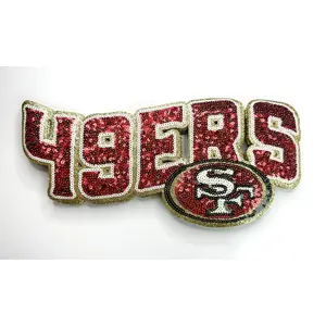 SF 49ers Sequin Patch