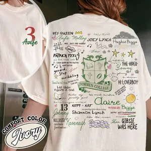 Boys of Tommen Sweatshirt – Aoife Molloy 3 Comfort Color– Tommen College Rugby Shirt – Bookish Merch for Romance Lovers –