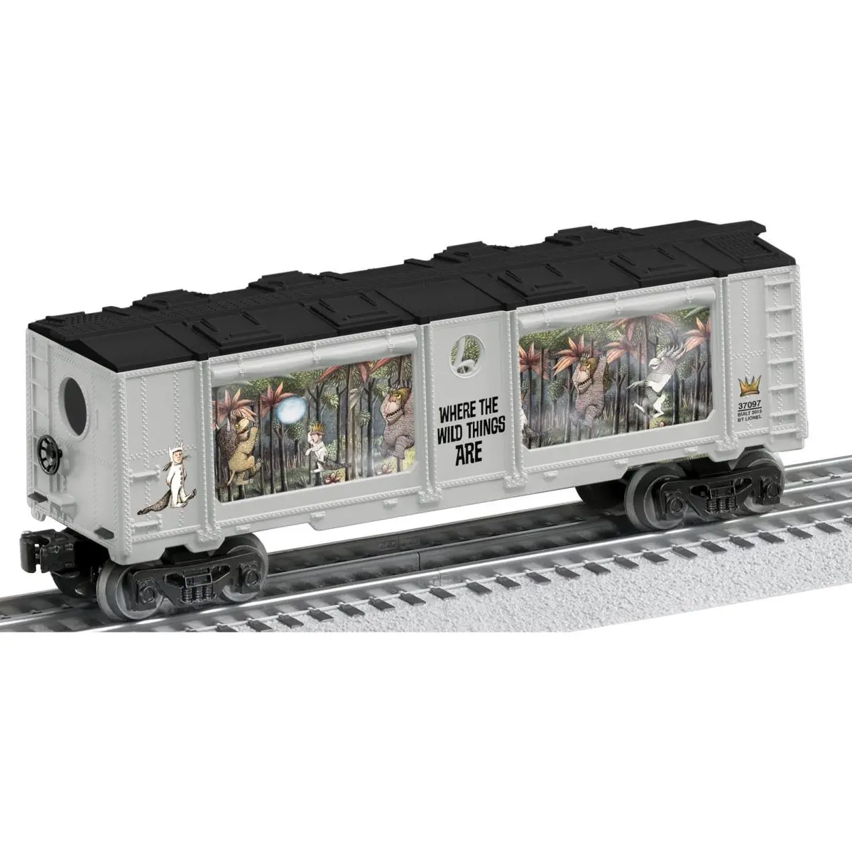 212 MAIN Lionel Wild Things O-Gauge Aquarium Toy Car - Die-Cast Metal Construction, Interior Car Lights, Moving Graphics, Maintenance-Free Design