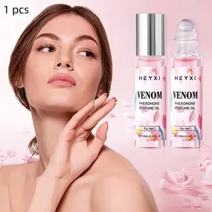 Women's Roll-On Perfume - Long-Lasting Fresh Scent with Floral and Fruity Notes, Boosts Confidence and Charm, Leak-Proof Portable Design, Suitable for Daily Use, Dates, Parties, and Weddings