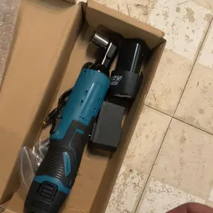 Electric Right Angle Wrench, 1 Count 45NM 3/8'' Ratchet Wrench, Removal Screw Nut Car Repair Tools, Power Tools, Cordless Power Tool Set, Power Tools, Cordless Torque Wrenches