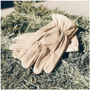 Hay Guys Leather Chore Gloves Mens,  XL