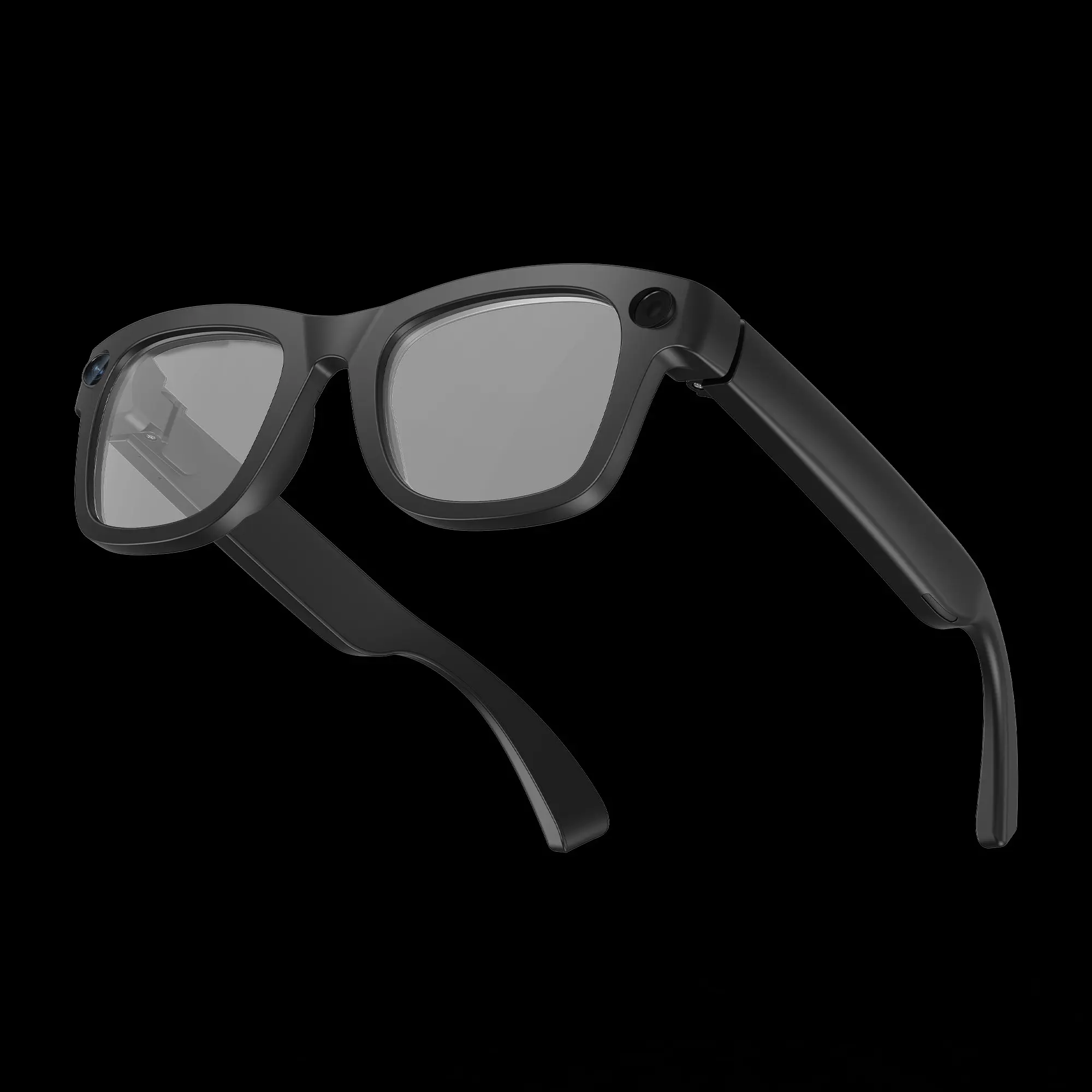 All-In-One Smart Glasses, Wireless Audio Eyewear, Photo Video Ai Chat Bluetooth-compatible Music, APP Sync, Anti-Blue Light Lenses, Software Stabilization, Outdoor Use, Multifunctional Smart Glasses