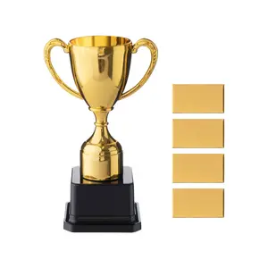 Gold Plastic Trophy Cup Set (3pcs) Gold Plastic Trophy Cup Set (3pcs)