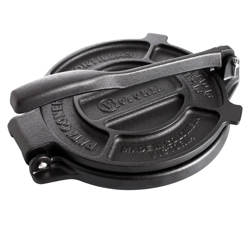 Cast Iron Tortilla Press, Tortilla and Roti Maker, Made in Colombia, 8 Inches