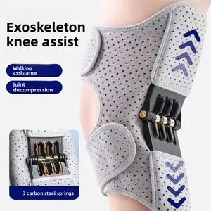 Knee booster walker for the elderly joint leg support auxiliary exoskeleton mountaineering stair climbing artifact Healthcare Tool professional knee brace outdoor tactical bag backpack tactical bag Black [Single] LED Lighted Magnetic Goggles Helmet Soccer