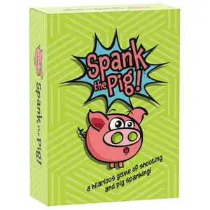 Spank the Pig Card Game - Fun Family-Friendly Party Games - Family Game Night - Fun Card Game - 2-7 Players - Slap Game - Pigs - Card Game for Adults, Teens & Kids