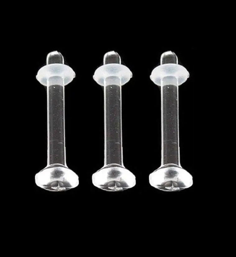 Clear Stud Labret Retainer Clear Stud Labret Retainer