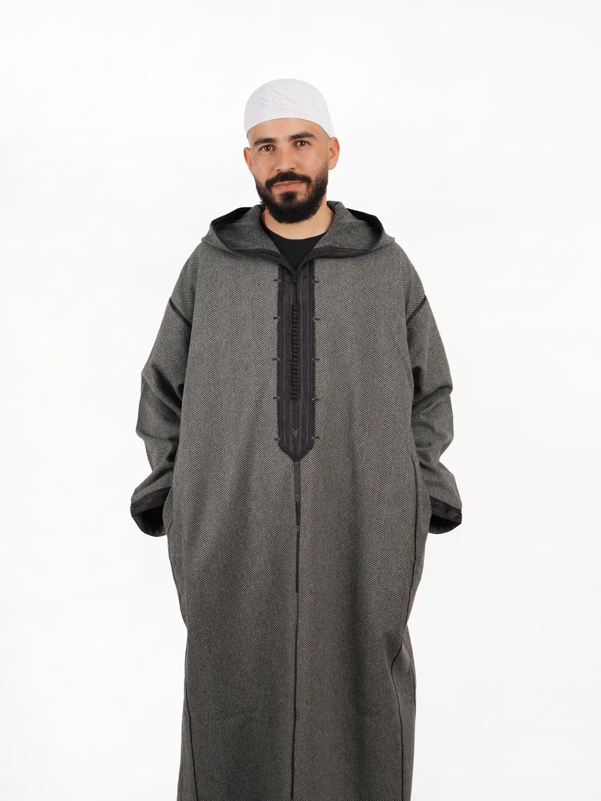 Graphite Grey Djellaba