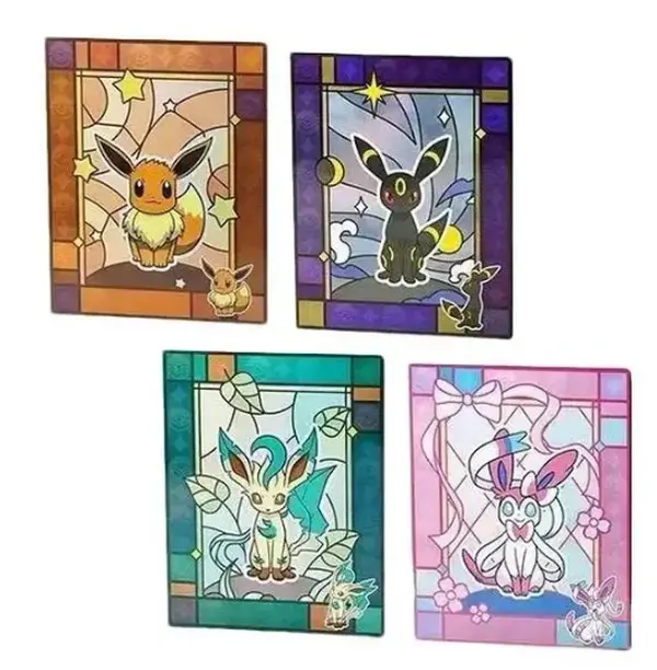 Genuine Pokémon PTCG Simplified Chinese Trading Card Album - Gem Pack VOL.2 (Eevee), Trading Card Organizer, Collectibles Storage Accessory