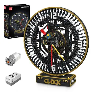 Mould King 10160 Mechanical Clock Building Block Adult Kid Toy Creative Collectibles DIY 3675 Pcs