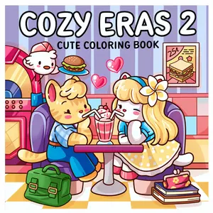 Cute Animal Coloring Book, 24 Bold Stress-Relieving Designs, 7.9in X 7.9in Size, Thick Paper, Perfect Gift for Adults, Kids, Teens