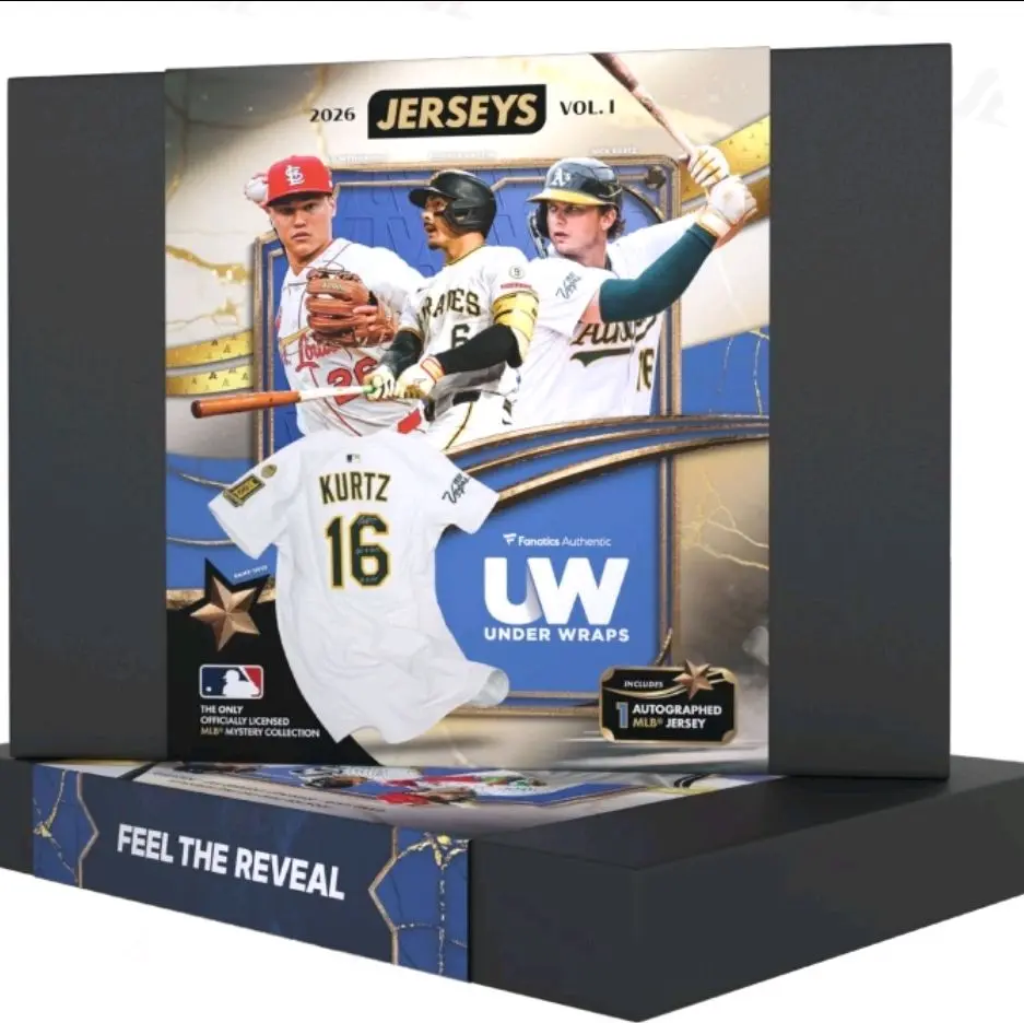 (Dome) Baseball Jersey - 2026 Fanatics Underwraps Authentic Autographed Baseball Jersey - Officially Licensed New Sealed