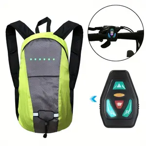 LED Illuminated Backpack, Bicycle Cycling Turn Signal Backpack, Lightweight Mini Multi-Functional Storage Bag For Night Running And Outings, Unisex Multi-Functional Outdoor Backpack