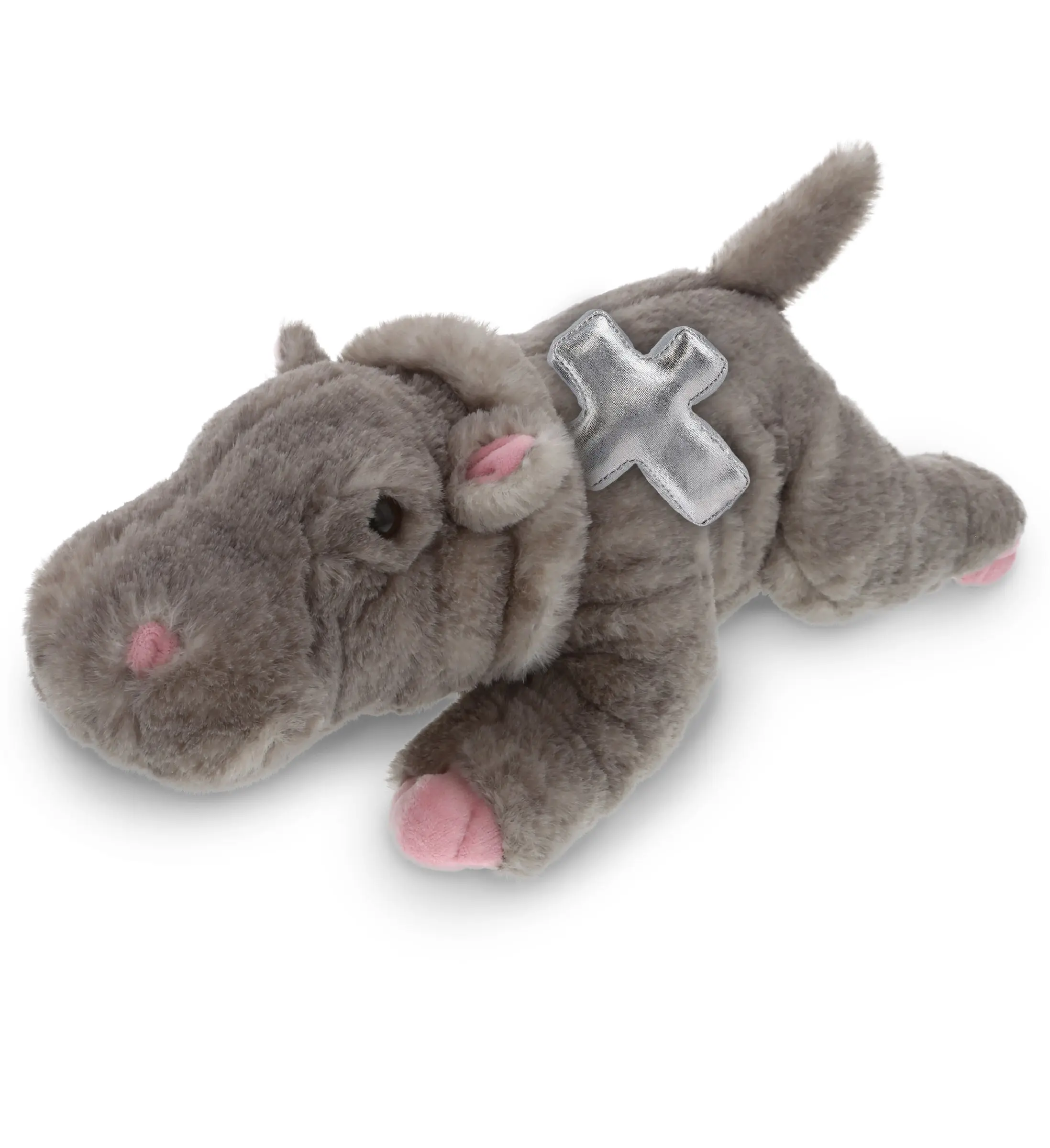 DOLLIBU 11" Wild Plush Hippo Stuffed Toy - Soft Polyester Fabric, Ideal Religious Gift, Plush Stuffed Toys, Fluffy Companion, Fluffy Stuffed Toys