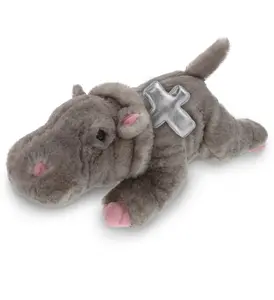 DOLLIBU 11" Wild Plush Hippo Stuffed Toy - Soft Polyester Fabric, Ideal Religious Gift, Plush Stuffed Toys, Fluffy Companion, Fluffy Stuffed Toys