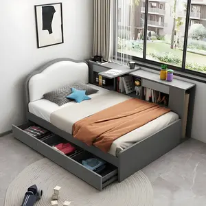 Dream House Loft Desk Storage Multifunctional Bed