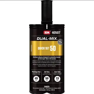 SEM Dual-Mix Quick Set 50, 7 oz. Cartridge, Black
