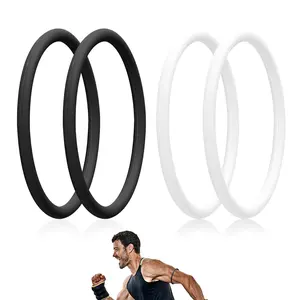 4 Pcs Silicone Patella Knee Band for Basketball Patella Tendon Support Knee Pain Relief Running Tendon Brace Support Strap/2025 gift