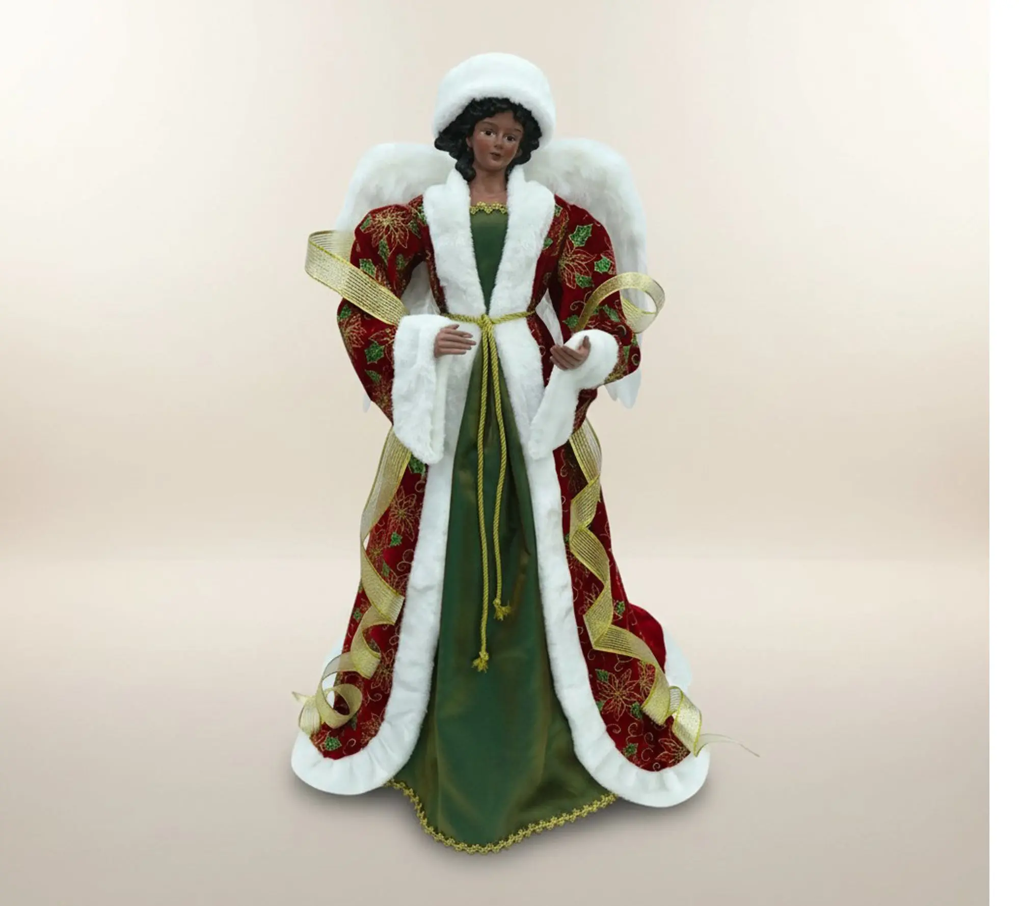 RC Home Decor-38.6" African American Christmas Angel Figurine