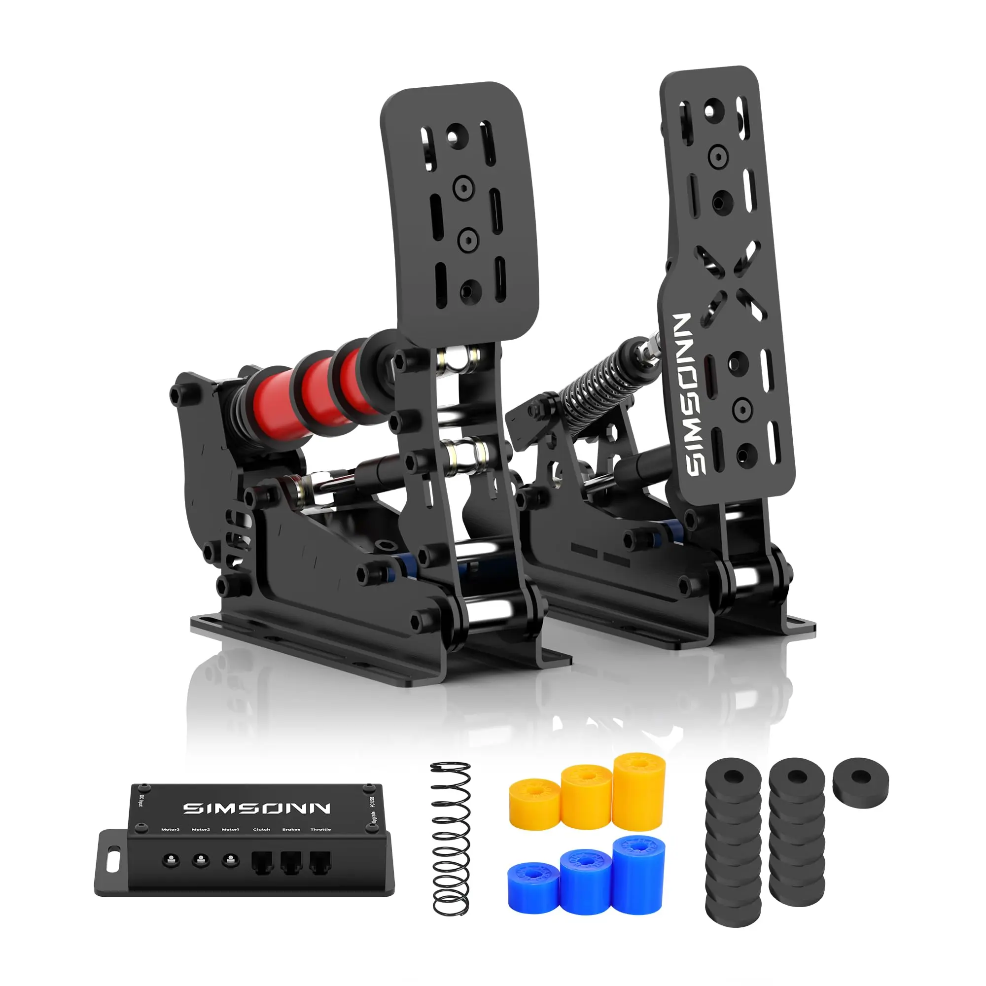 SIMSONN Plus X Pedals Sim Racing Pedals PC Racing Simulator Load Cell Hydraulic Pedal