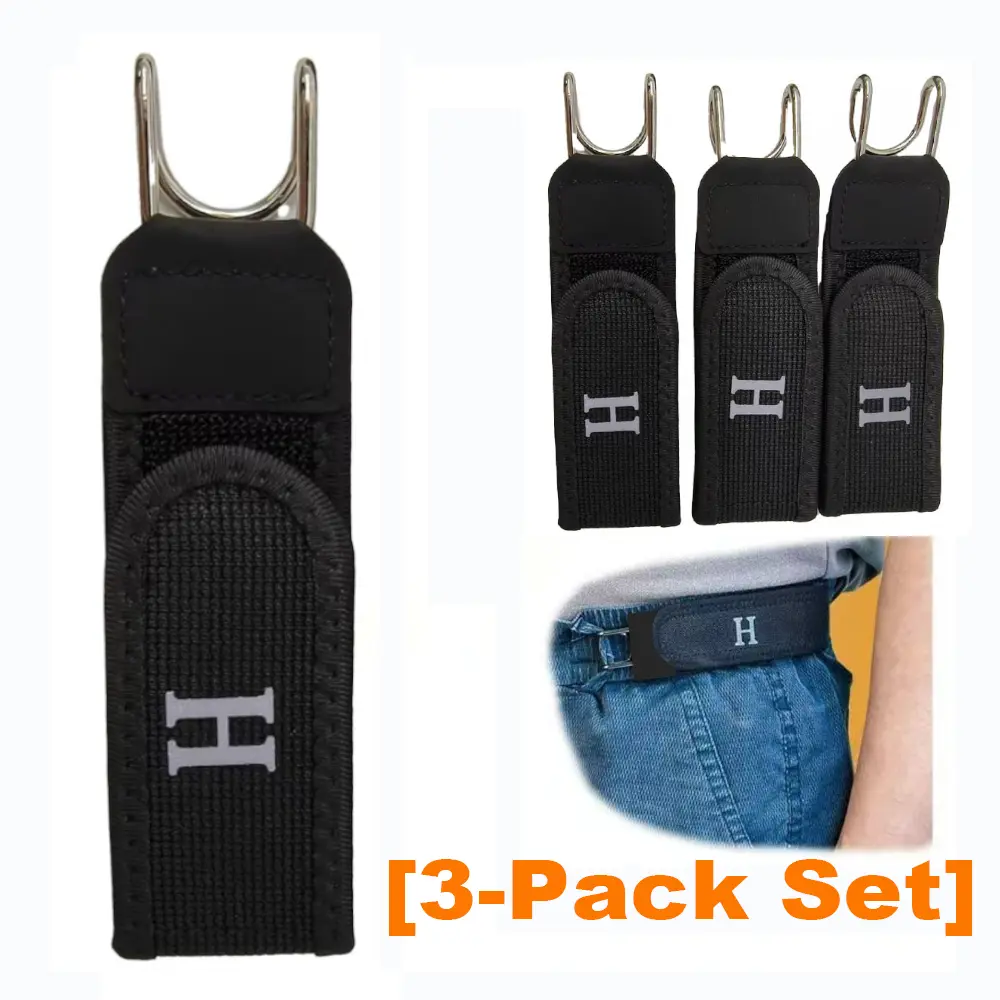 TikTokShopHolidayHaul| Tactical Metal Hook Elastic Belt (Unisex) - Patented No - Buckle Invisible Design| Soft Adjustable Side  belt Durable Belts Stretchy Waist Belt
