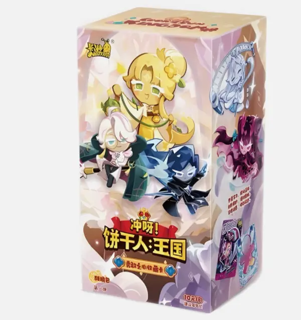 KAYOU Cookie Run: Kingdom Anime Game Collectible Trading Card Box, Non-Sports Cards for Enthusiasts, Collectible Cards