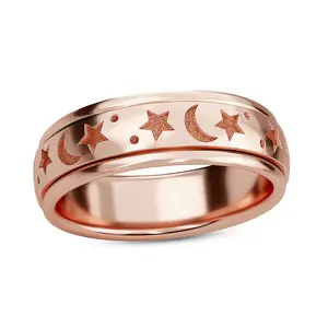 Shop LC Vermeil Rose Gold Plated Ring 925 Sterling Silver Women Mothers Day Gifts Christmas Mothers Day Gifts for Women
