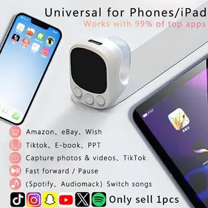 Tiktok Scrolling Universal Remote Control with Touchpad, Bluetooth-compatible Wireless Air Mouse for iPhone iPad Android Smartphone, 100mah Battery Included