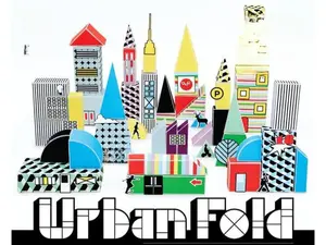 URBANFOLD Build Your Own Paper Block City Special Edition by Paper Punk 48 Punch-n-Fold Shapes 697 Stickers
