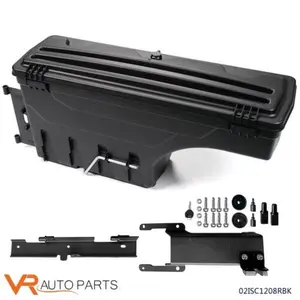 Whell Well Truck Bed Storage Case Tool Box Right Fit For 2015-19 Ford F-150 Slant Top Tool Box Power Tool Organizer Tool Box Wrench Heavy Duty