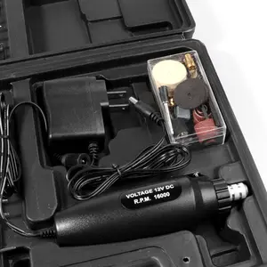 Micro Electric Drill Polishing Machine 60 Piece Mini Grinder DC12V Precision Tool Kit For DIY Craft Nail Art