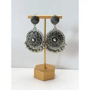 Amna Oxidized Earrings