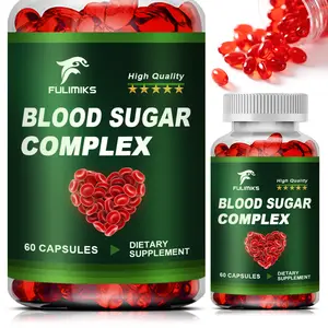 Blood Sugar Complex Capsule, Support Healthy Blood Sugar Balance, Supplement Powerful Antioxidant Protection and Support Immune Functions