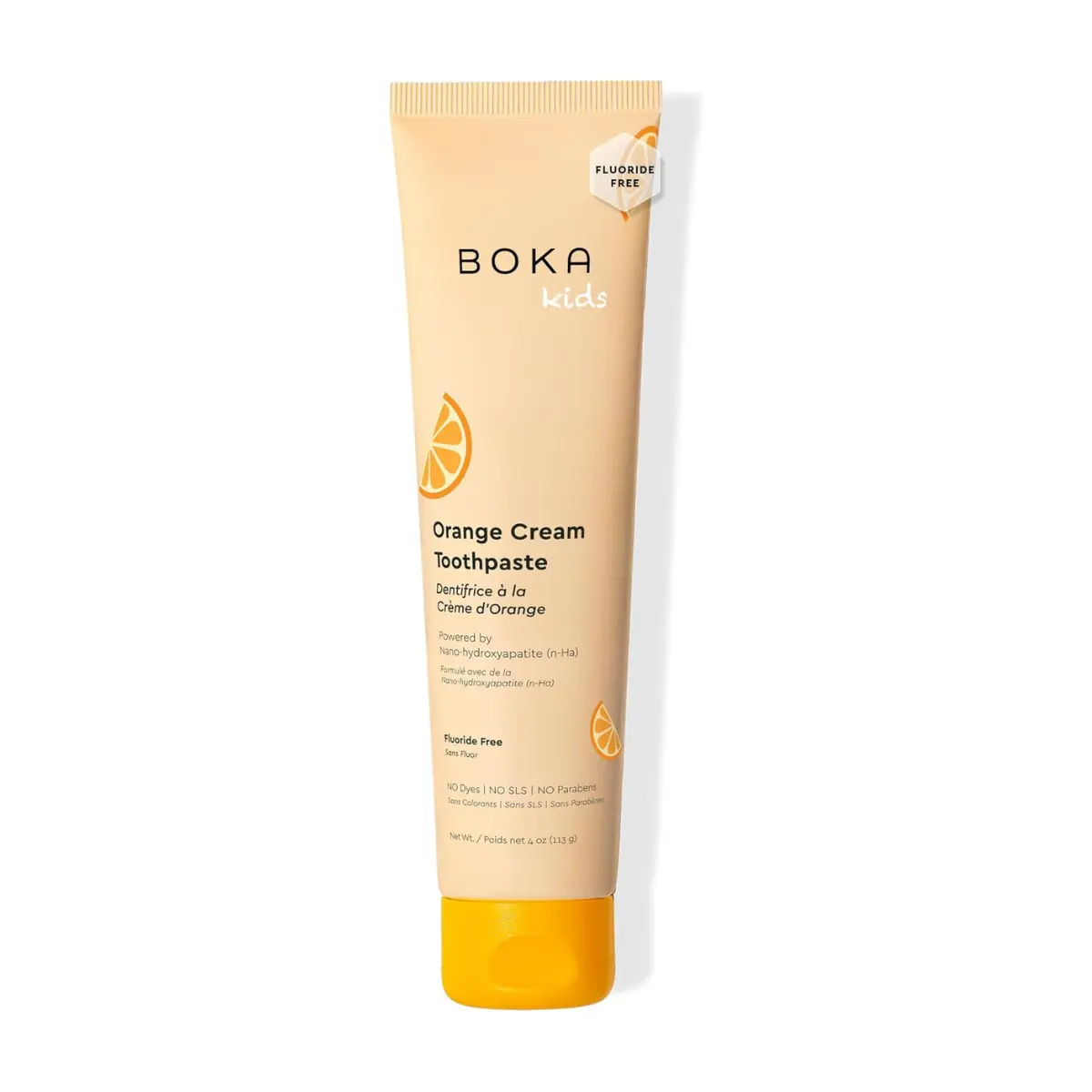 Boka Fluoride Free Toothpaste Nano Hydroxyapatite Toothpaste - Orange Cream Flavor, 4 oz 1Pk