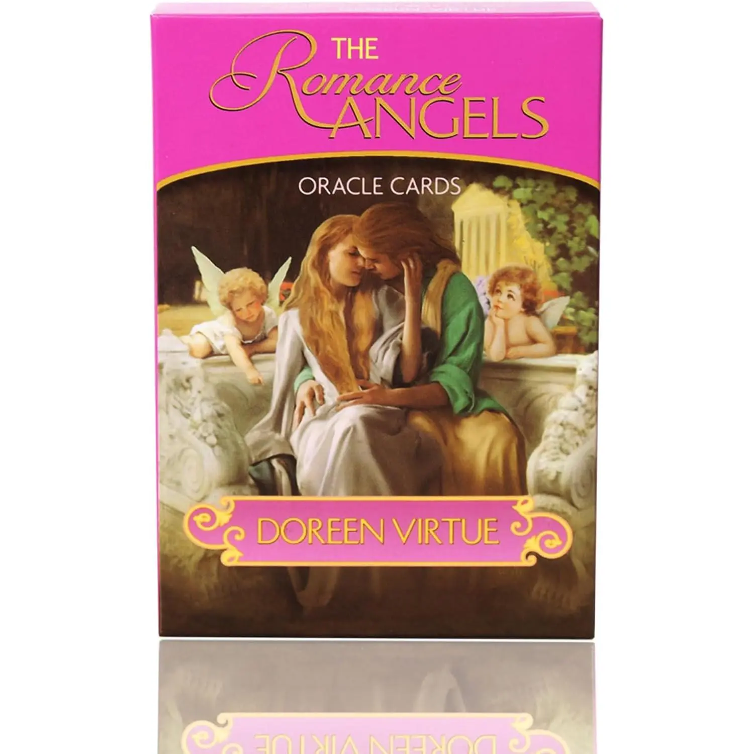 Gayrrnel Tarot Cards Set, 44 Lovers Romance Oracle Cards - Rare Doreen Virtue Angel Oracle Cards, Ideal for Learning, Daily Readings, Healing