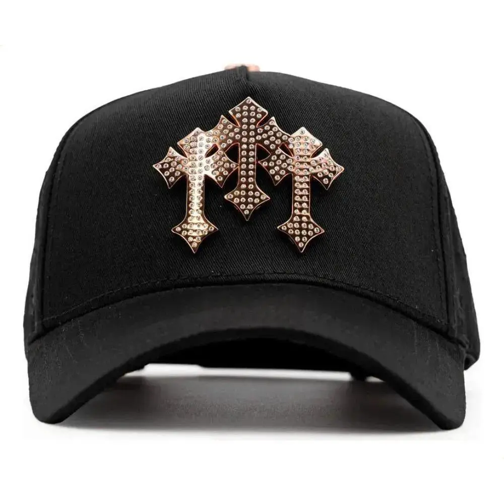 Barbas Chrome Golden Black High Quality Fashion Baseball Cap