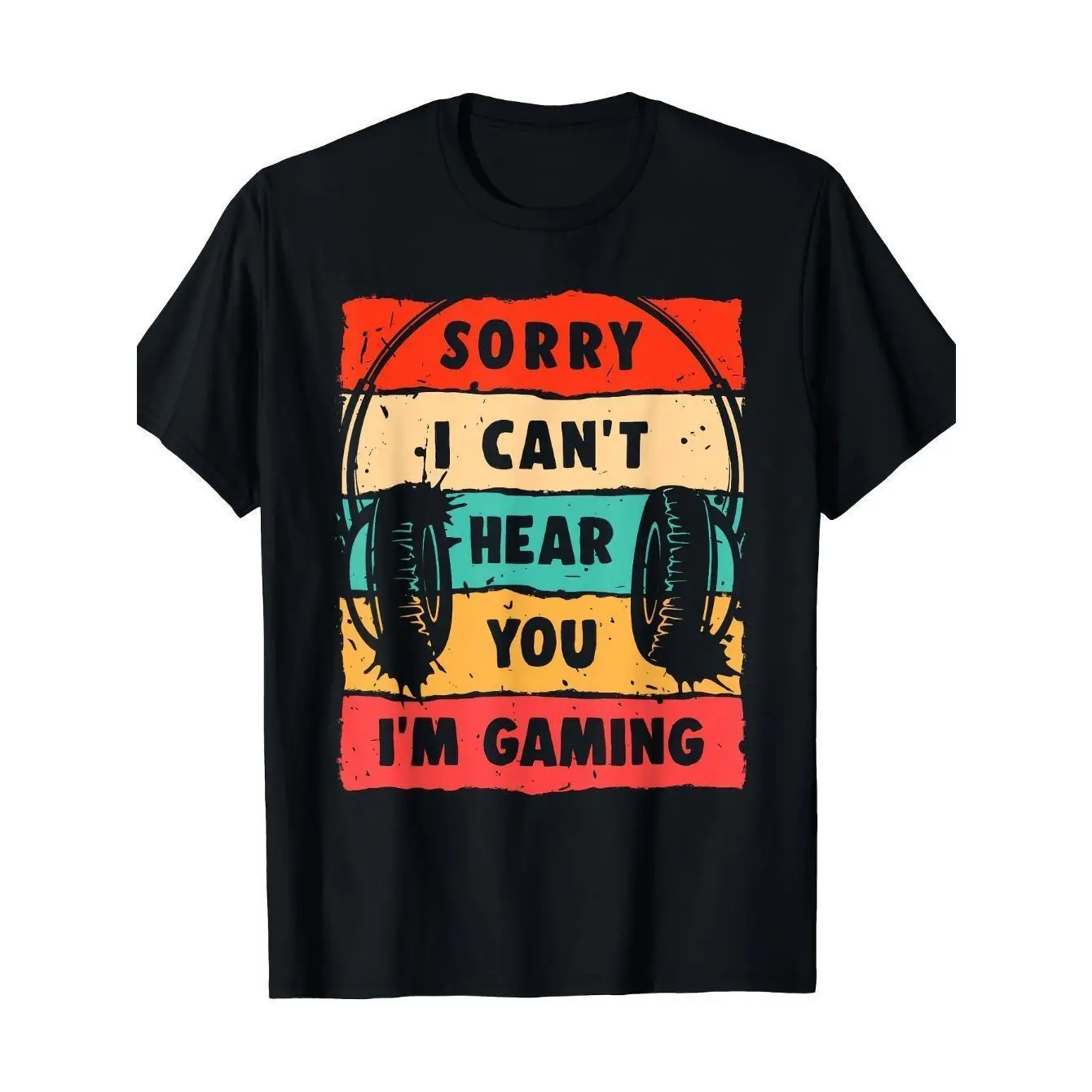 Men's Funny Gamer Shirt For Teens Boys Men Video Gaming Graphic T-Shirt - black Short Sleeve Crew Neck Regular Fit Casual Wear |     Soft & Breathable Fabric, Durable Print, Everyday Comfort, Machine Washable, casual everyday wear
