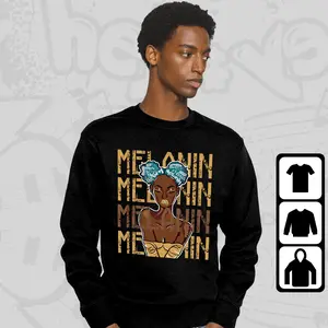 Cacao Wow 4s Sweatshirt Match Melanin Girl