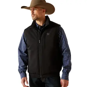 ARIAT MENS FIELD INSULATED BLACK ZIP VEST 10062517
