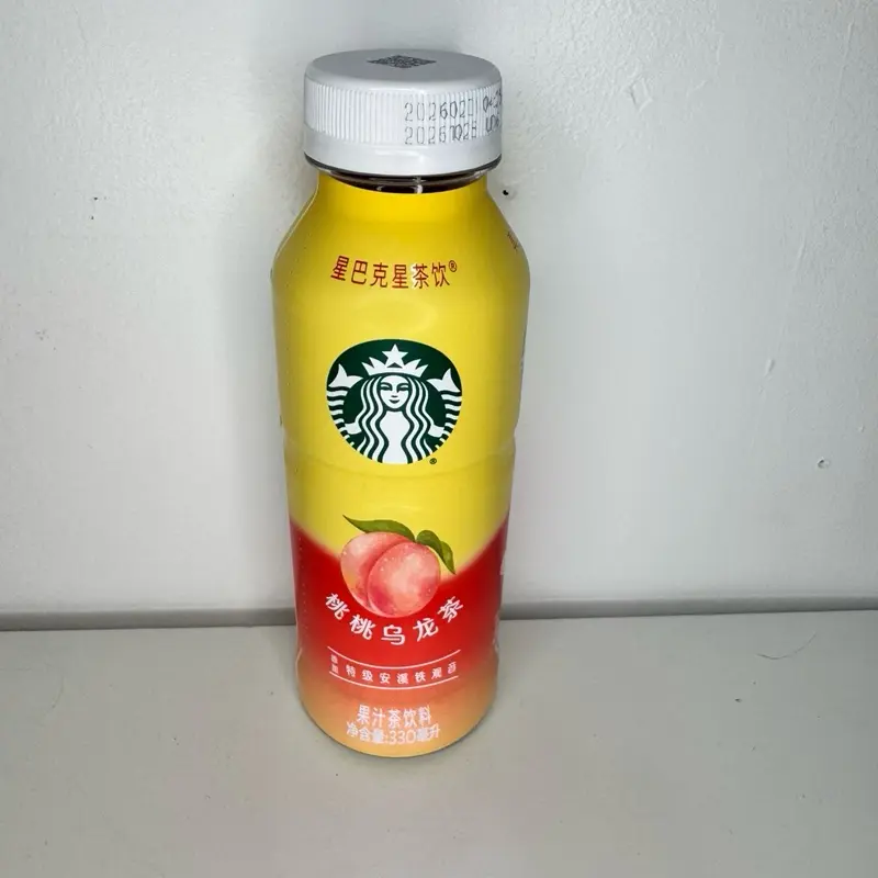 Chinese Starbucks Peach Oolong drink